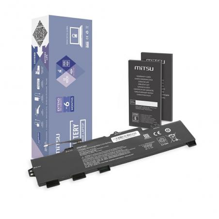Batterie d&#39;ordinateur portable compatible pour HP TT03XL 11,1 V 4400 mAh Mitsu