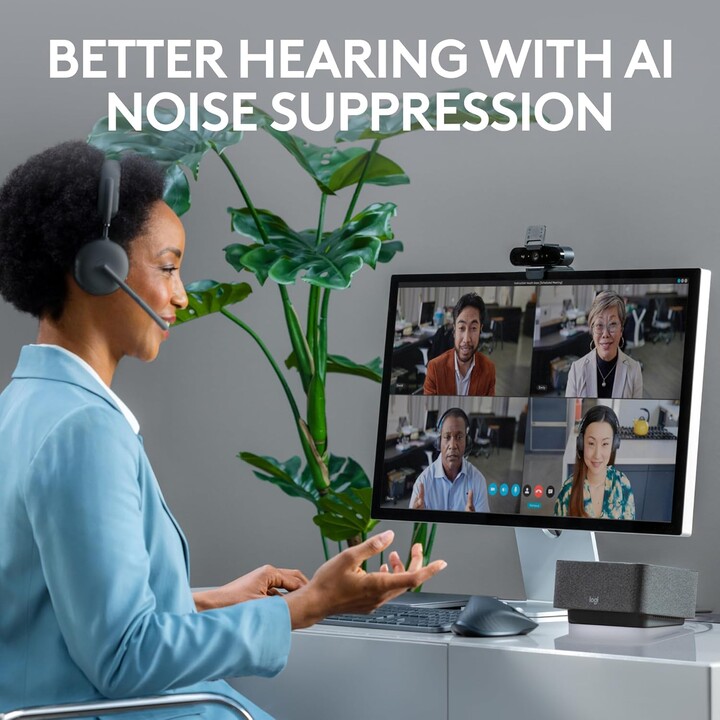 Logitech Zone Wireless 2 Headset Wireless and Wired Headband Office/Call Center USB Type-C Bluetooth Graphite