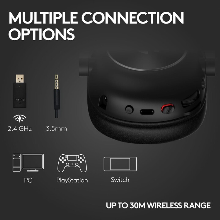 Logitech G PRO X 2 Auriculares Inalámbrico y alámbrico Diadema Juego Bluetooth Negro