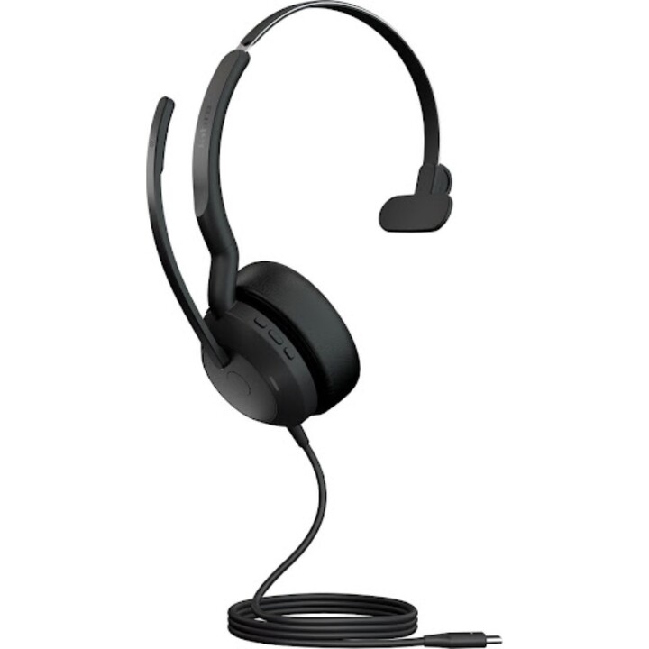 Jabra Evolve2 50 Cuffie cablate con archetto per ufficio/call center USB tipo C, nere