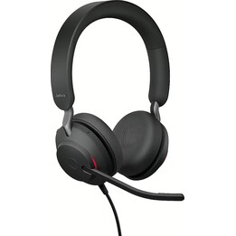 Casque filaire Jabra Evolve2 40 SE, bandeau, appels/musique, USB Type-C, noir