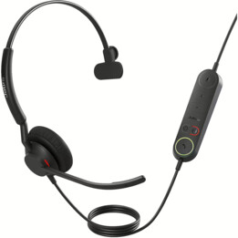 Jabra Engage 40 Kabelgebundenes Headset, Kopfbügel, Büro/Callcenter, USB Typ-C, Bluetooth, Schwarz