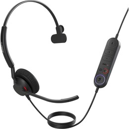 Jabra Engage 40 Auriculares Alámbrico Diadema Oficina/Centro de llamadas USB tipo A Bluetooth Negro