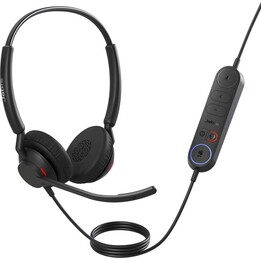Fone de ouvido com fio Jabra Engage 40 com faixa de cabeça para escritório/call center USB tipo A, preto