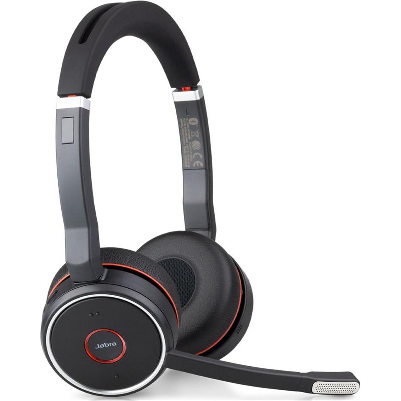 Jabra Evolve 75 UC Stereo Headband Bluetooth Headphones Black