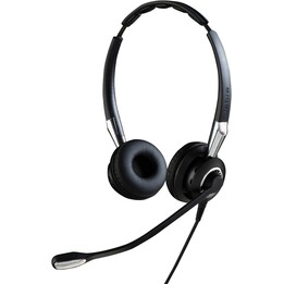 Jabra Biz 2400 II QD Duo NC Wideband Headset Wired Headband Office/Call Center Black
