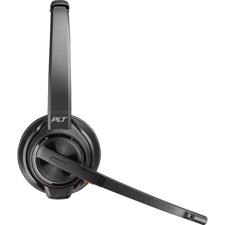 POLY 8220 UC Kabelloses Headset (Kopfbügel, Büro/Callcenter, Schwarz)