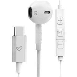 In-ear earphone usb-c energy sistem smart 2 white type c connection, digital sound, control