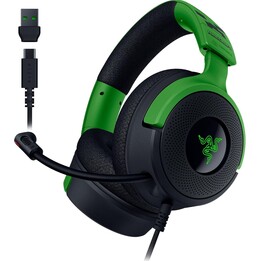 Razer Kraken V4 X Minecraft Edition, auriculares de juegos de PC USB con cable