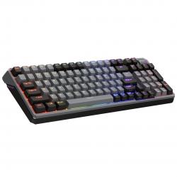 Cooler Master Peripherals MK770 teclado Universal USB + RF Wireless + Bluetooth QWERTY Checa Gris Oscuro, Gris