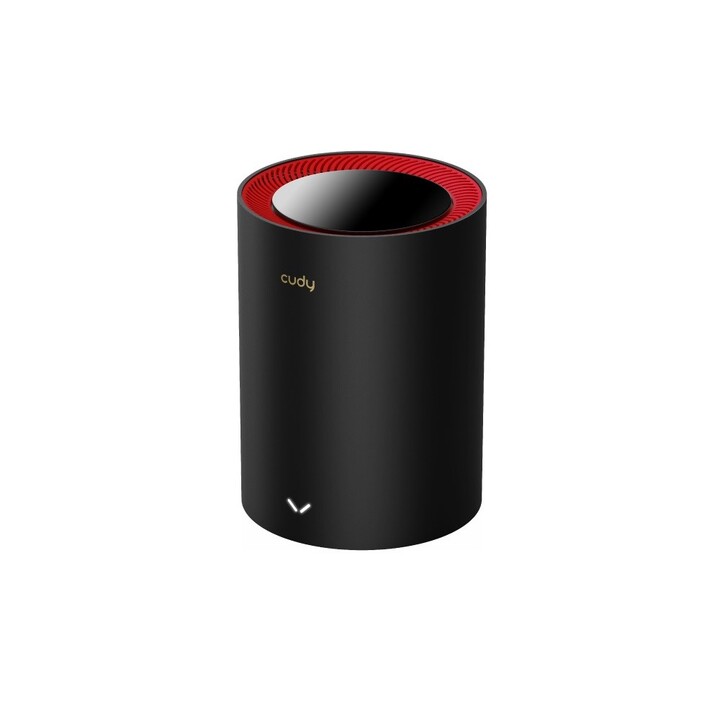 Cudy M3000 Doble banda (2,4 GHz / 5 GHz) Wi-Fi 6 (802.11ax) Negro, Rojo 1 Interno