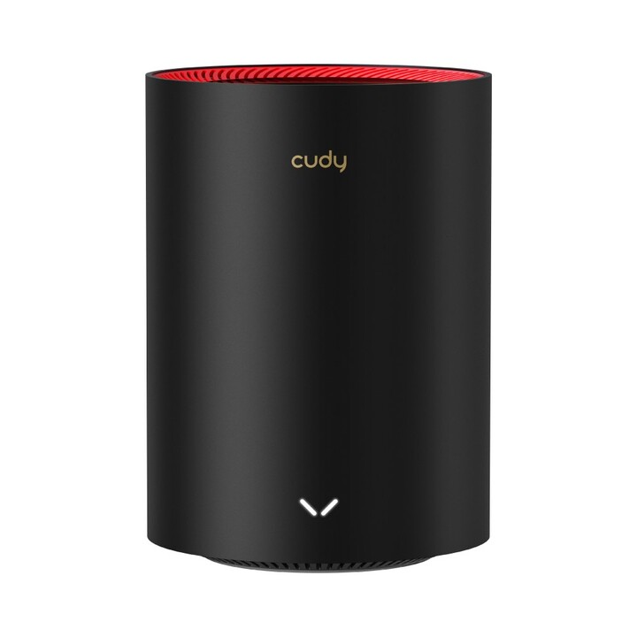 Cudy M3000 Doble banda (2,4 GHz / 5 GHz) Wi-Fi 6 (802.11ax) Negro, Rojo 1 Interno