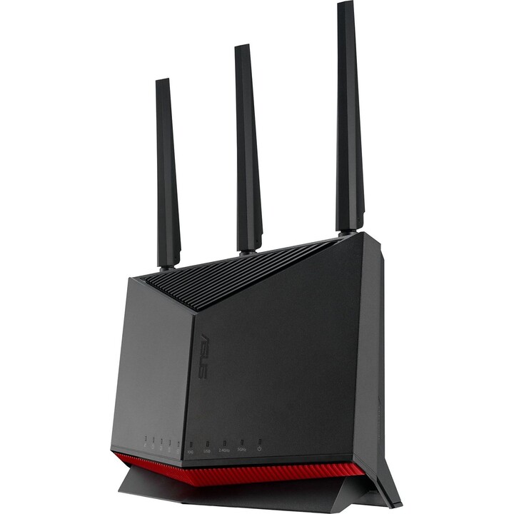 Asus Router WiFi 90IG08W0-MO9A0V, 6500 mbps, MU-MIMO, negro