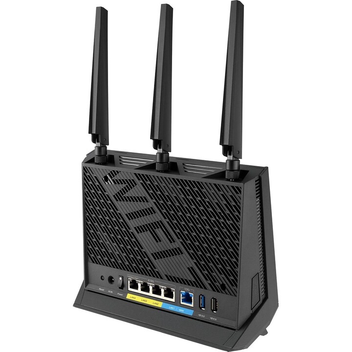 Asus Router WiFi 90IG08W0-MO9A0V, 6500 mbps, MU-MIMO, negro