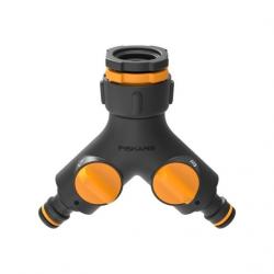 Fiskars 1027061 accesorio para manguera Conector para grifo Negro, Naranja 1 pieza(s)