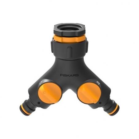 Fiskars 1027061 accesorio para manguera Conector para grifo Negro, Naranja 1 pieza(s)