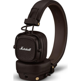 Marshall Major V Fones de ouvido Bluetooth, 100 horas Playtime - Marrom