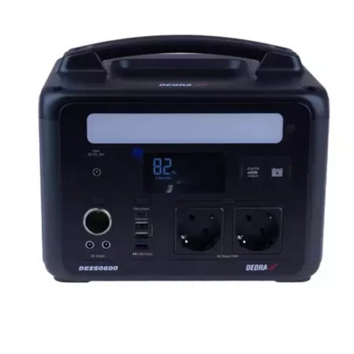 DEDRA DEZS0600 stazione di alimentazione LiFePO4 600W 1200W grigio