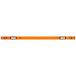 Aluminium spirit level S 400, 3 vials, 2 handles, 150 cm