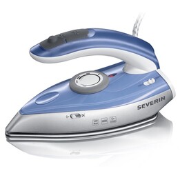 Severin BA 3234 plancha Plancha vapor-seco Suela de acero inoxidable 1000 W Azul, Plata