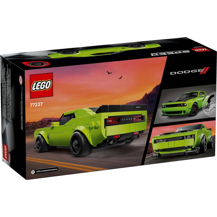 LEGO SPEED CHAMPIONS 77237 Voiture de sport Dodge Challenger SRT Hellcat