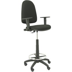 Ayna Bali black stool with arms