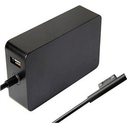 Chargeur de port Microsoft Surface Pro 3 / Pro 4 / Pro 5 / 15 V 4 A / 3 broches / Af06 / 60 W / M-205