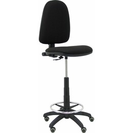 Ayna Bali stool black wheels