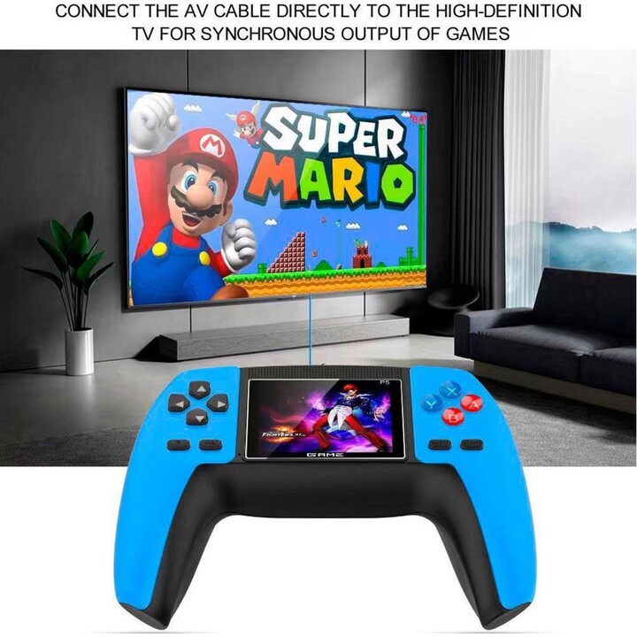Console de jeux vidéo rétro P5, boîtier de jeu / Sortie TV / 520 jeux / Rouge / Ex-83202-R