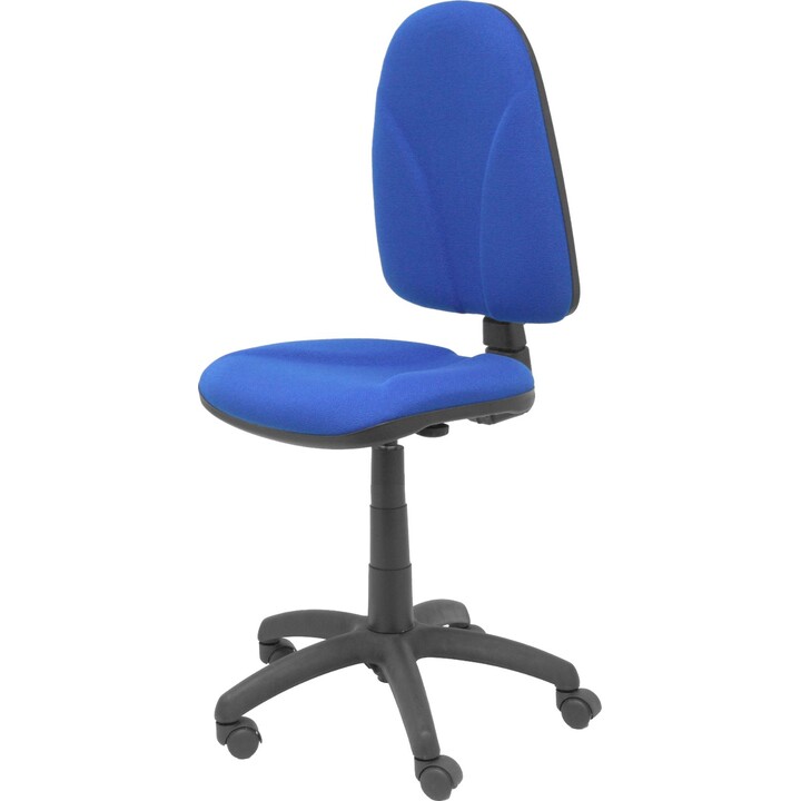 Piqueras y Crespo Silla azul para oficina Algarra con respaldo regulable en altura