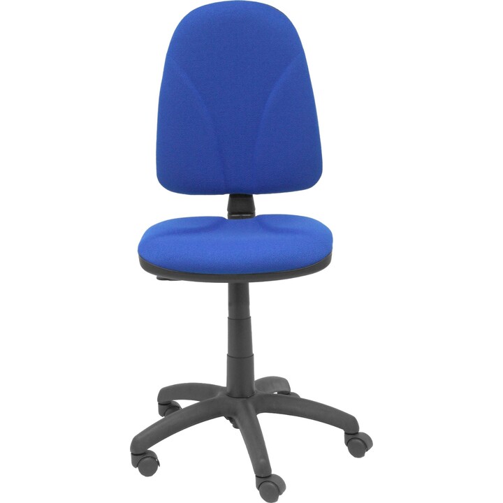 Piqueras y Crespo Silla azul para oficina Algarra con respaldo regulable en altura