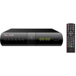 Receptor TDT HD Muvip FullHD 1080P / DVB-T2 / HDMI / Scart / Gravador - Leitor USB / MV0101
