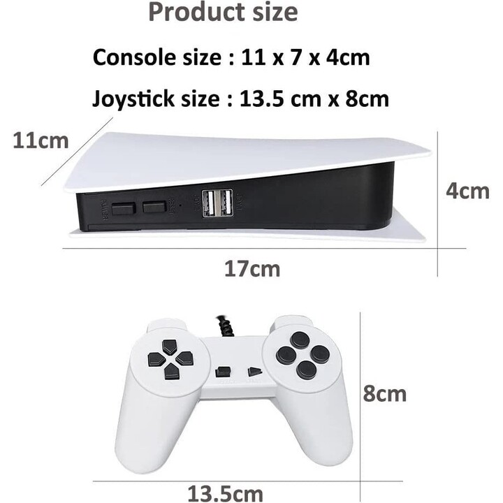 Consola de Videojogos Retro Game Station 5 / 2100 Jogos / Inclui Dois Comandos / Ex-83108