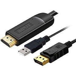 Adaptateur HDMI 2.0 vers DisplayPort 1.2