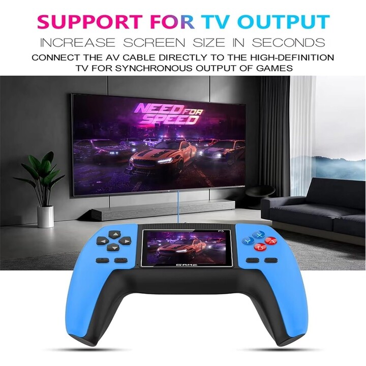 Console de jeux vidéo rétro P5, boîtier de jeu, sortie TV, 520 jeux, blanc, Ex-83202-B