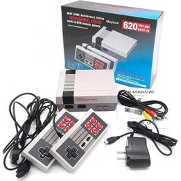 Consola de Jogo Retro / 620 Jogos em 1 / Saída AV / Inclui Dois Comandos / 1187481 / Ex-80509