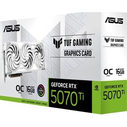 Asus Tuf Gaming Tuf-rtx5070ti-o16g-white-gaming Nvidia Geforce Rtx 5070 Ti 16GB Gddr7
