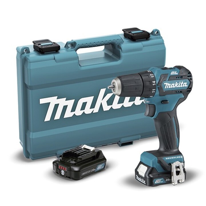 Makita DF332DSAE Bohrmaschine Ohne Schlüssel 1 kg Schwarz, Blau