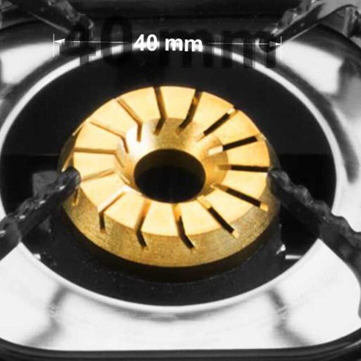 Cuocino a gas Haeger 3-N5-H Triple Safine 3 zone bianche