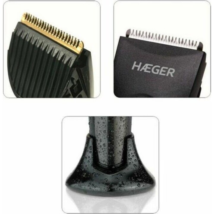 Haeger HC-03W.009A Clipper de cheveux noirs de précision II II