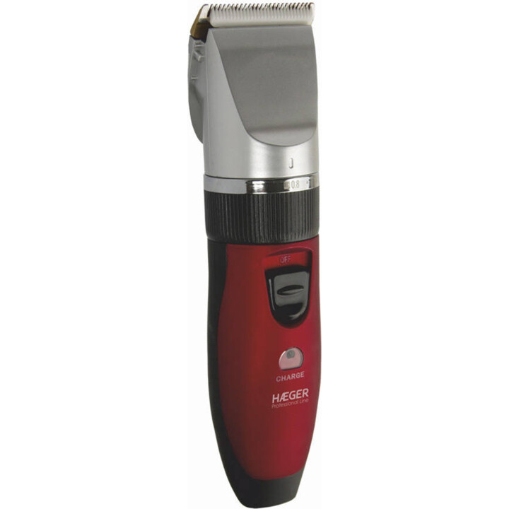 Haeger HC-WR3.007B Hair Clipper Red Black