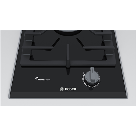 Placa de Gas Bosch Serie 8 PRA3A6B70 30 cm 1 Fogón Negro