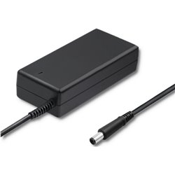 Adaptador de corriente Qoltec para portátil Dell de 65 W | 19,5 V | 3,34 A | 7,4 x 5,0 + pines | + cable de alimentación