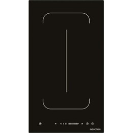 MPM-30-IM-09 Hob de indução 60 mm 3500 W 2 zonas pretas