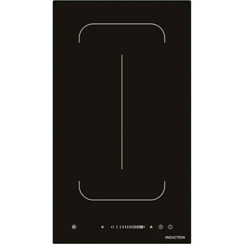 MPM-30-IM-09 Hob de indução 60 mm 3500 W 2 zonas pretas