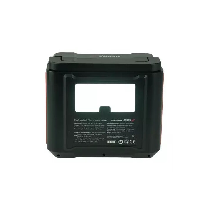 DEDRA DEZS0300 estación de energía portátil Ión de litio 20000 mAh 500 W 2,85 kg
