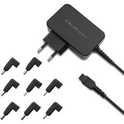 Qoltec Universal Laptop Power Adapter 30W | Automatic | MultiPlug | 8 Plugins