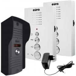 INTERCOM ''EURA'' ADP-51A3 ''DIFESA'' - 1-family, 2 home stations, intercom, white,