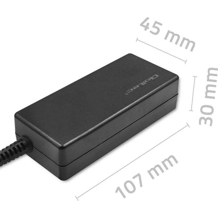 Qoltec 51775 Adaptateur secteur pour moniteur LG 19V | 2.1A | 40W | 6.5*4.4 | + câble d'alimentation