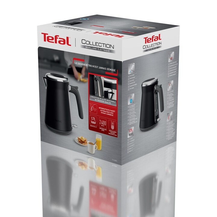 Tefal Collection KI6668E0 Wasserkocher 1,7 l 2400 W Schwarz